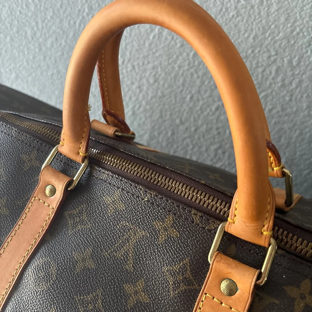 Louis Vuitton Kepall 55 in good used condition 100% Authentic year 2005 - Picture 3 of 14